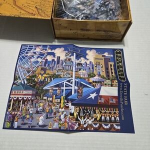 Texas State Fair Puzzle State of Texas Fair Cotton Bowl Dowdle 500 Piece Puzzle
